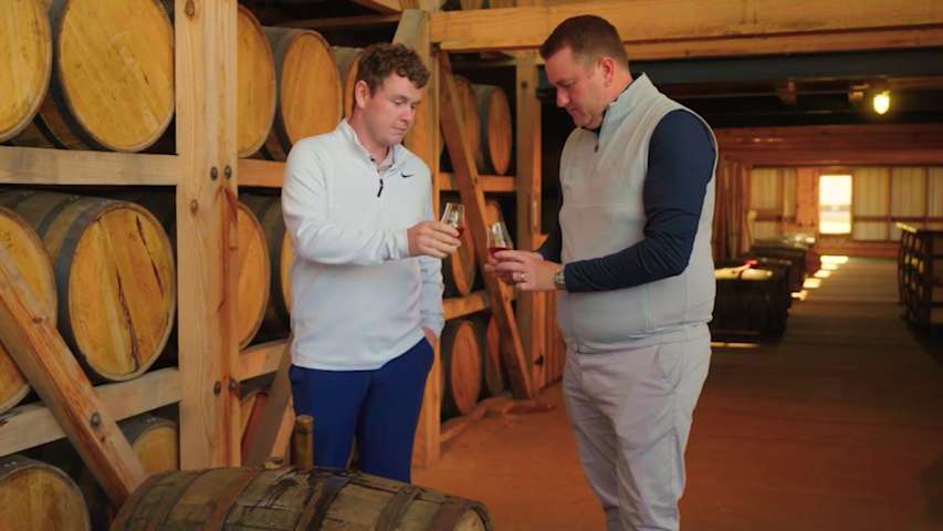 Team Europe's Robert Macintyre Celebrates the Ryder Cup with Elijah Craig