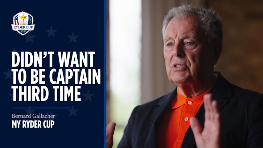My Ryder Cup: Bernard Gallacher
