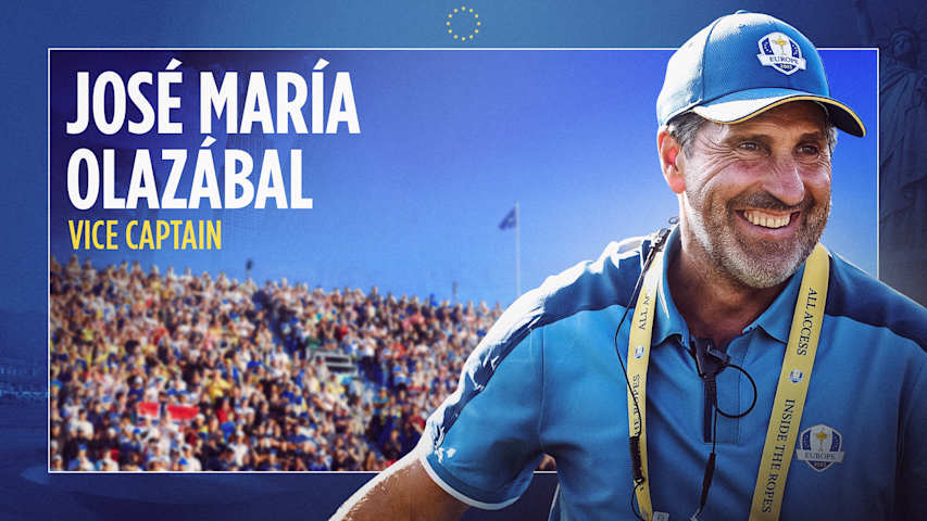 2025 European Vice Captain: José María Olazábal  