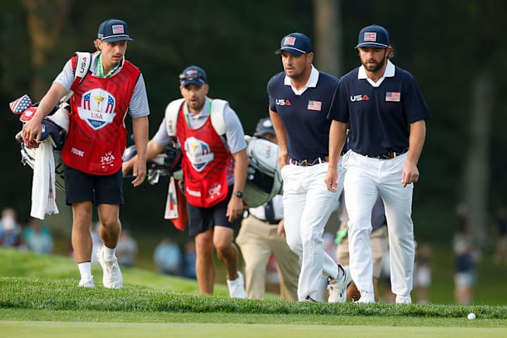 Saturday Foursomes: DeChambeau/Young vs. Fitzpatrick/Aberg