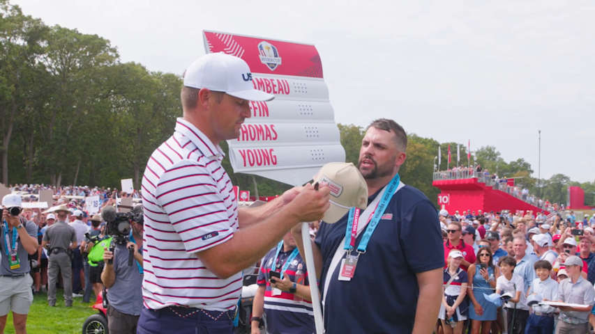 Watch: PGA HOPE Veteran Scott McAllister Has a Memorable Walk With Bryson DeChambeau