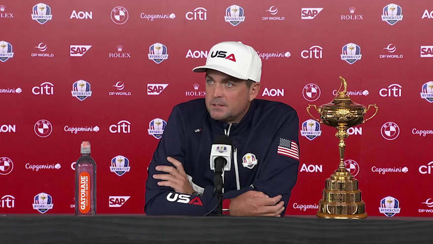 U.S. Captain Keegan Bradley on Friday Morning Lineup