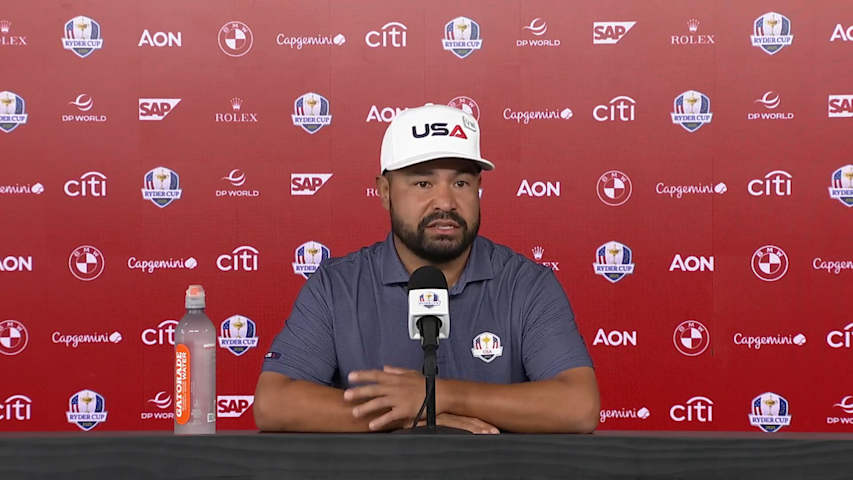 J.J. Spaun Talks About His Upcoming Ryder Cup Debut
